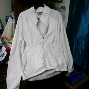 Athleta Running Jacket White *small flaw*